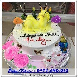 Mẫu Bánh Sinh Nhật Đẹp - A983